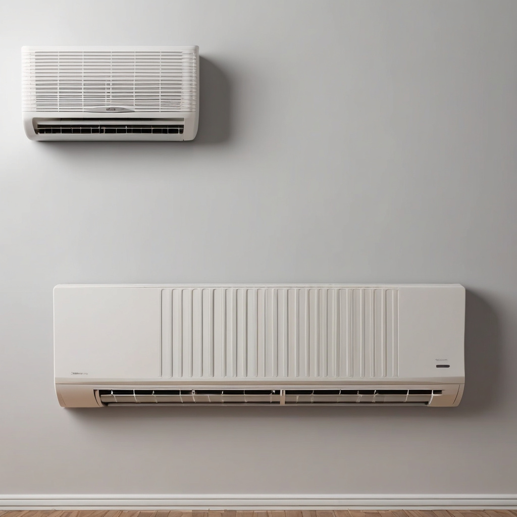 Кондиціонер із протіканням: сліди води на шпалерах та високий рівень вологості у кімнаті