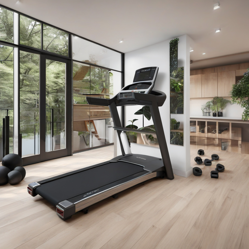 Технічна команда під час ремонту спортивної доріжки у фітнес-залі Чернівців