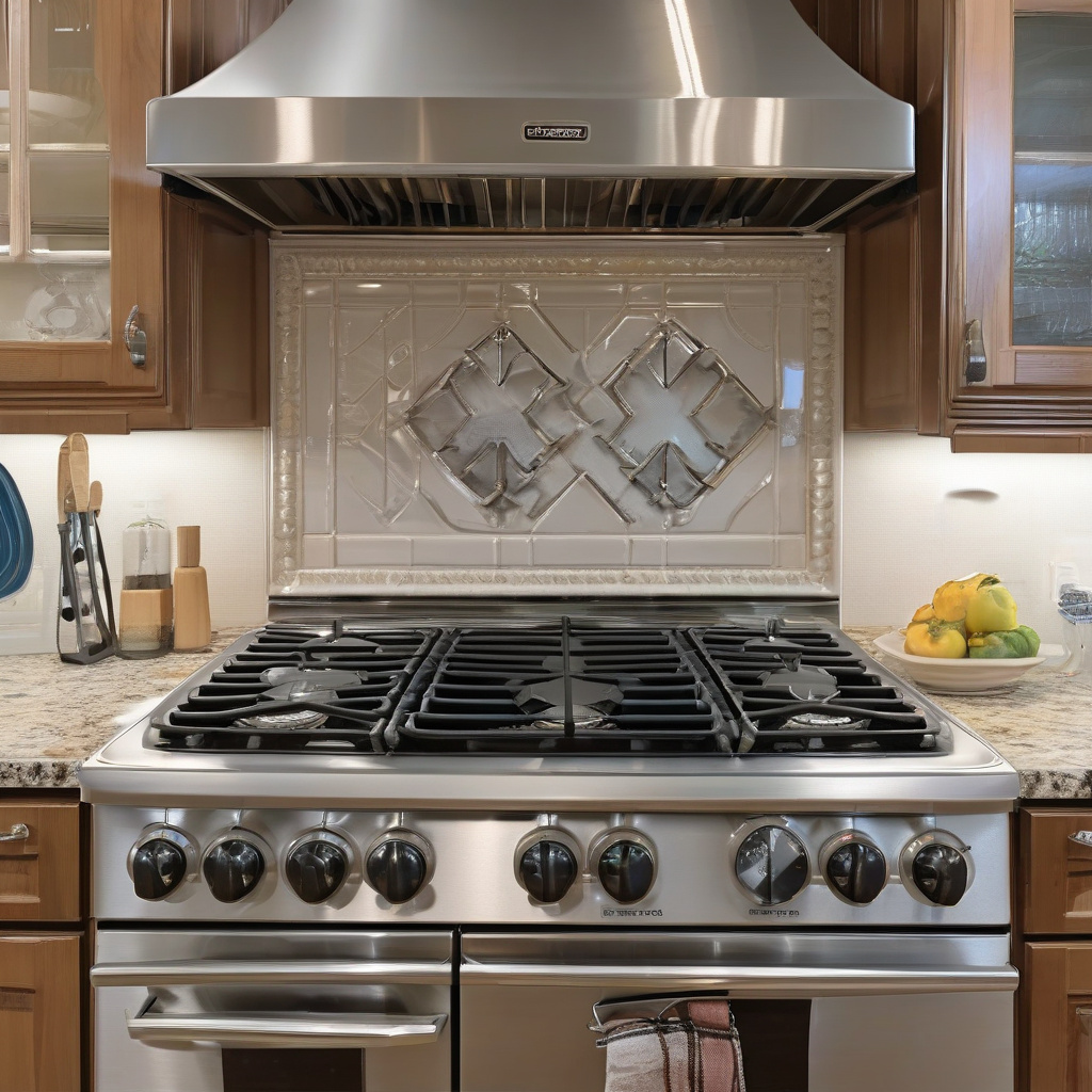 Фахівець проводить ремонт газової плити у Чернівцях з регулюванням подачі газу