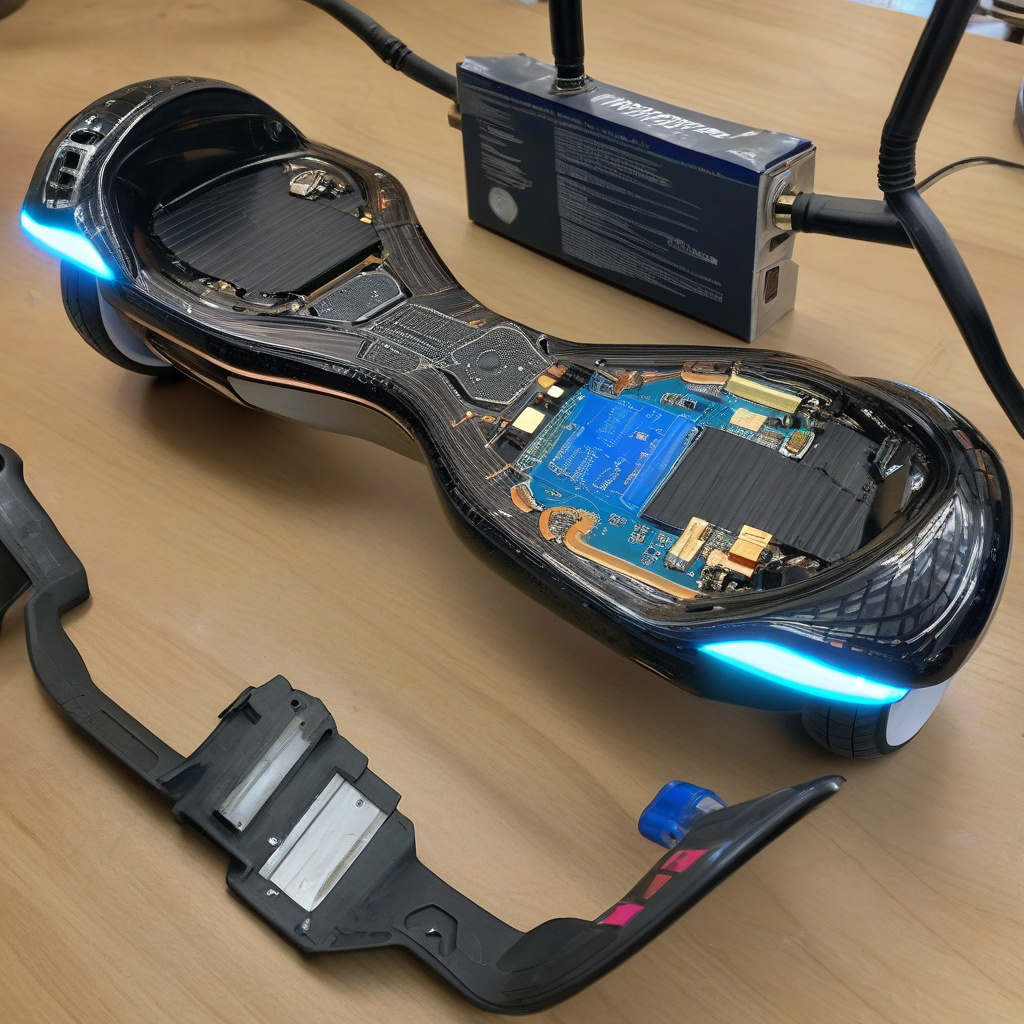 Гіроскутер у центрі Чернівців, ремонт і діагностика плати на вулицях міста