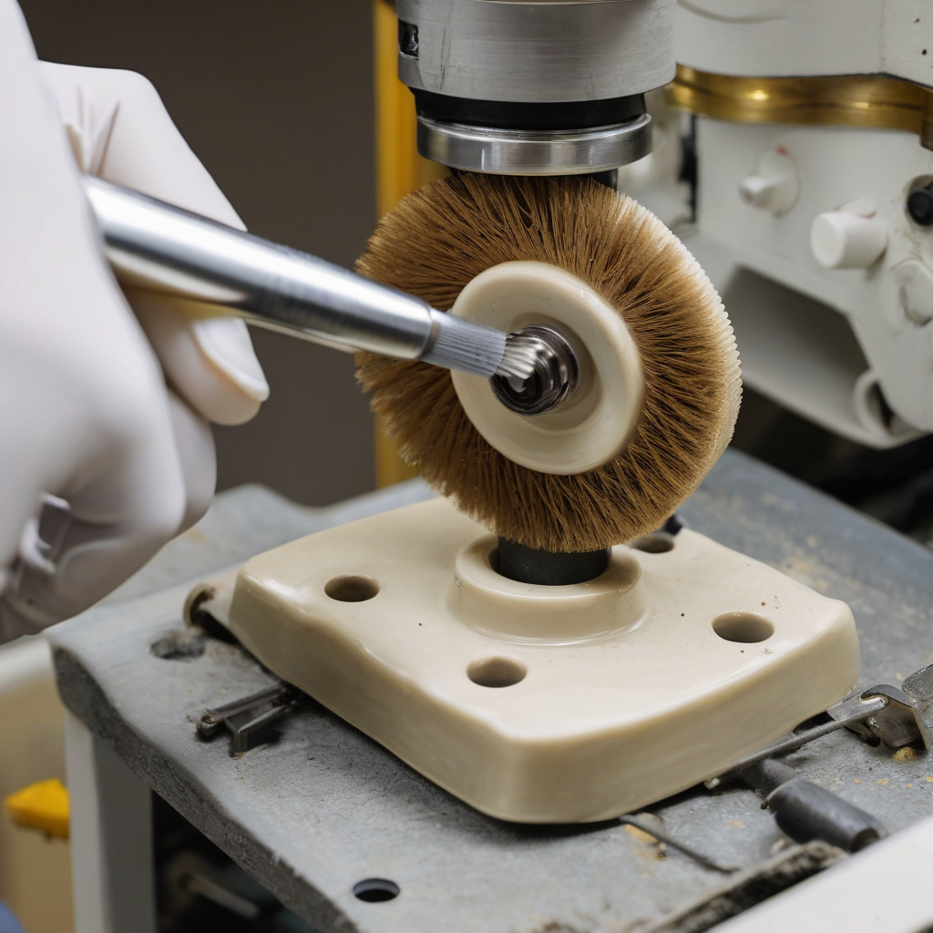 чистка та полірування жорен на столі майстра у Чернівцях