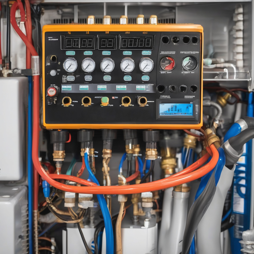 Технік у майстерні перевіряє герметичність холодильника у Чернівцях