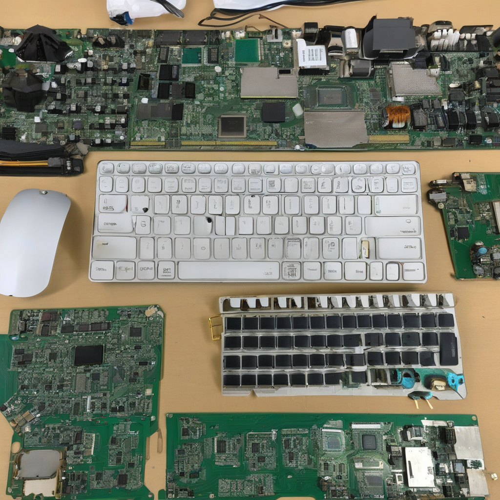 Ремонт клавіатур у Чернівцях механічних та мембранних - технік працює за столом