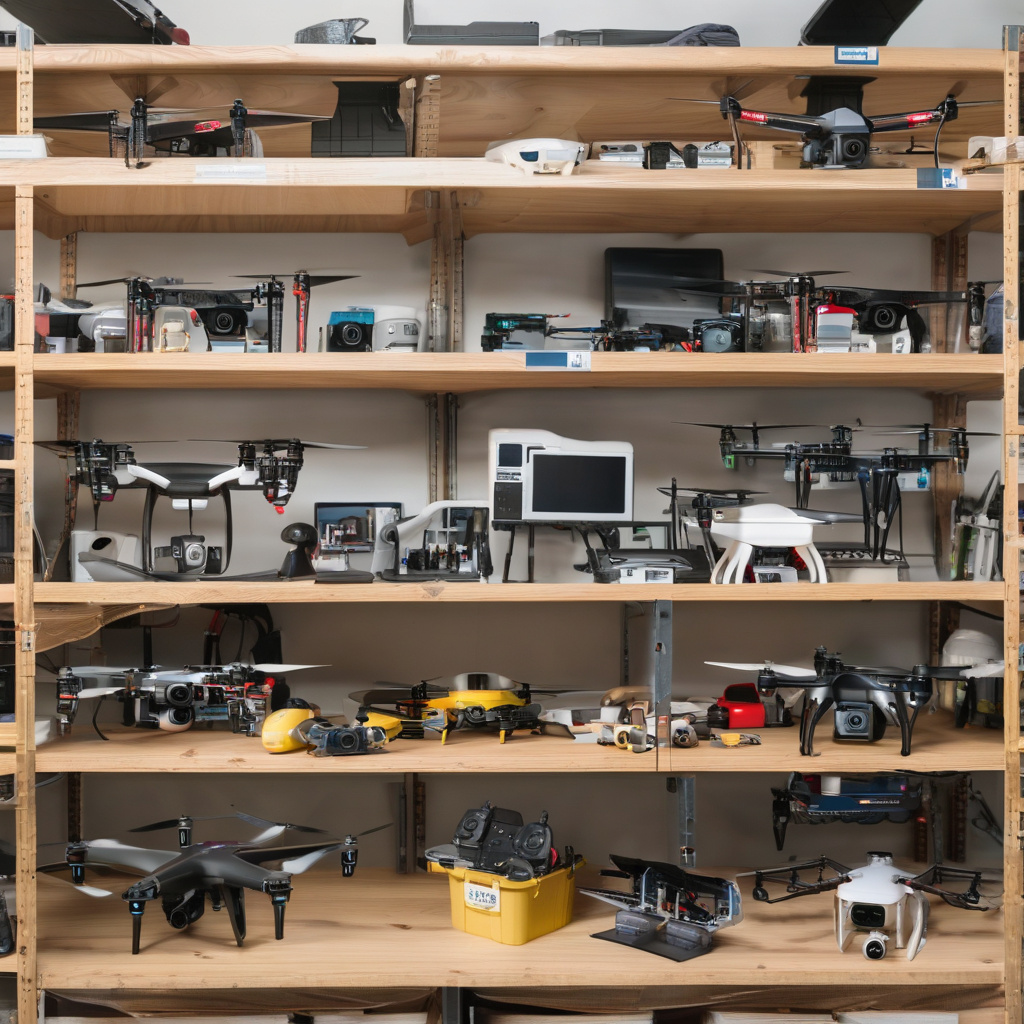 Майстер у Чернівцях підбирає комплектуючі для ремонту квадрокоптера