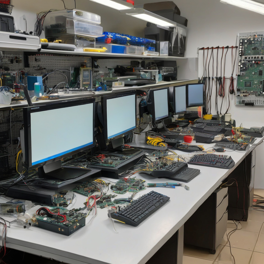 Демонтаж матриці для заміни LED-підсвітки в умовах майстерні