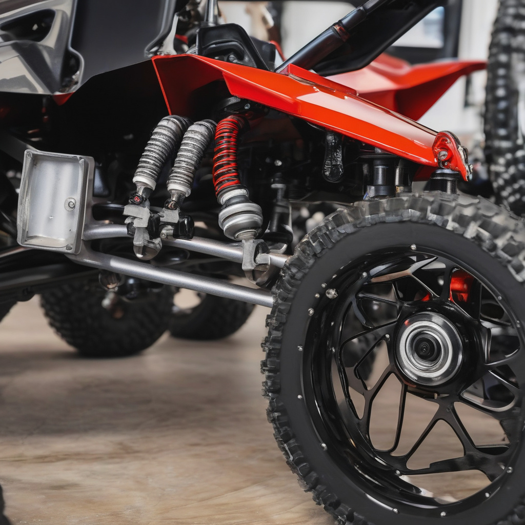 Деталі ходової квадроцикла після активної експлуатації на бездоріжжі Чернівців