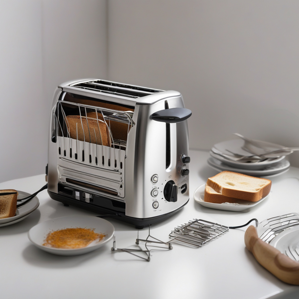 Ремонт тостера, майстер перевіряє рівень підсмажування у Чернівцях