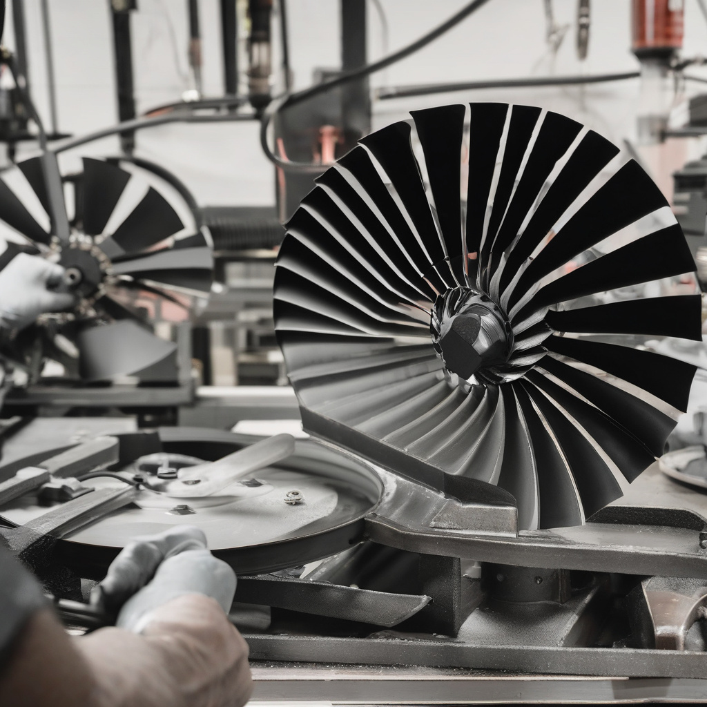 Внутрішній огляд промислового вентилятора, аналіз стану крильчатки