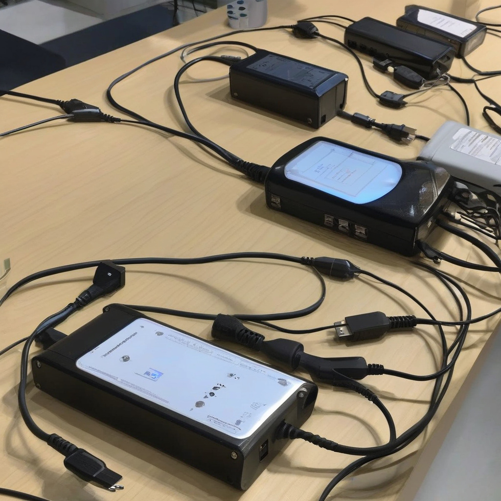 Майстерня в центрі Чернівців. Вітрина із зарядними для ноутбуків, смартфонів, відновлені блоки живлення.