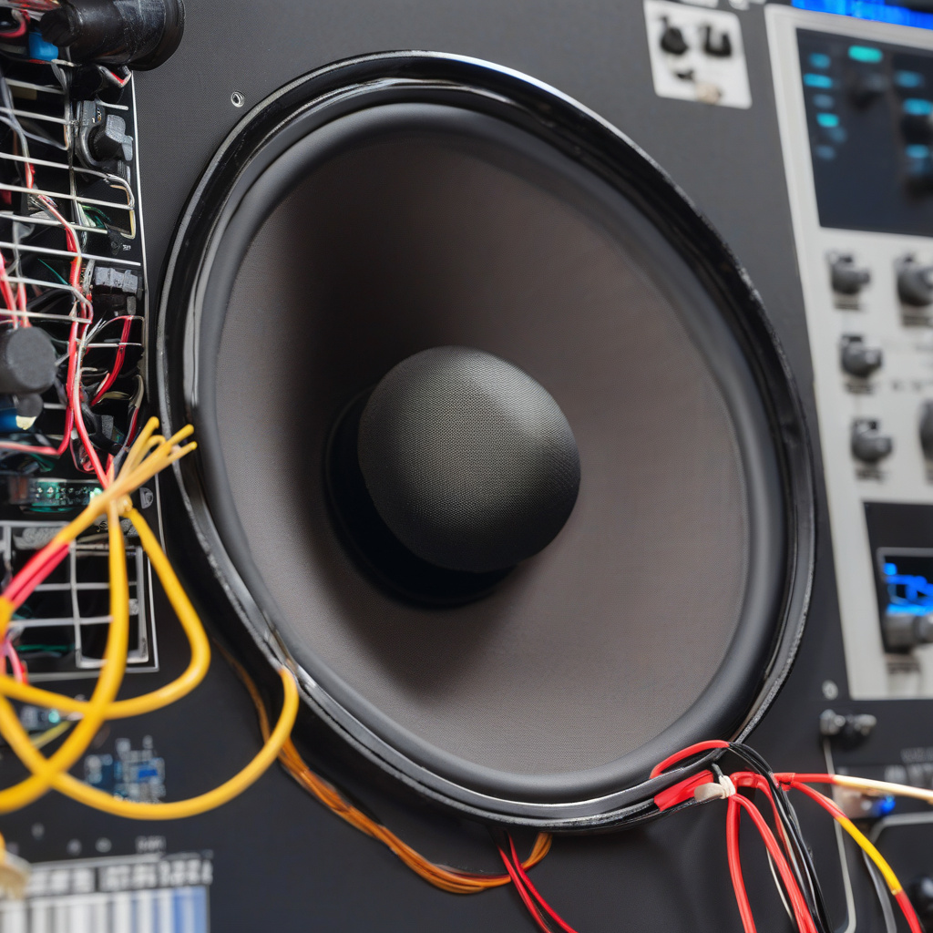 Майстер акустики в Чернівцях перевіряє звукову систему після заміни динаміків