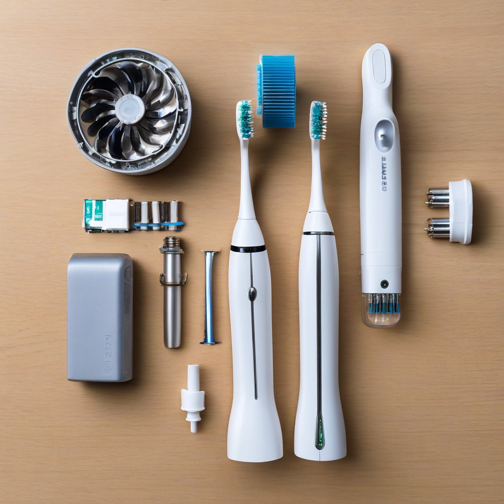 Заміна батареї в електричній зубній щітці за допомогою спеціальних інструментів у майстерні у Чернівцях