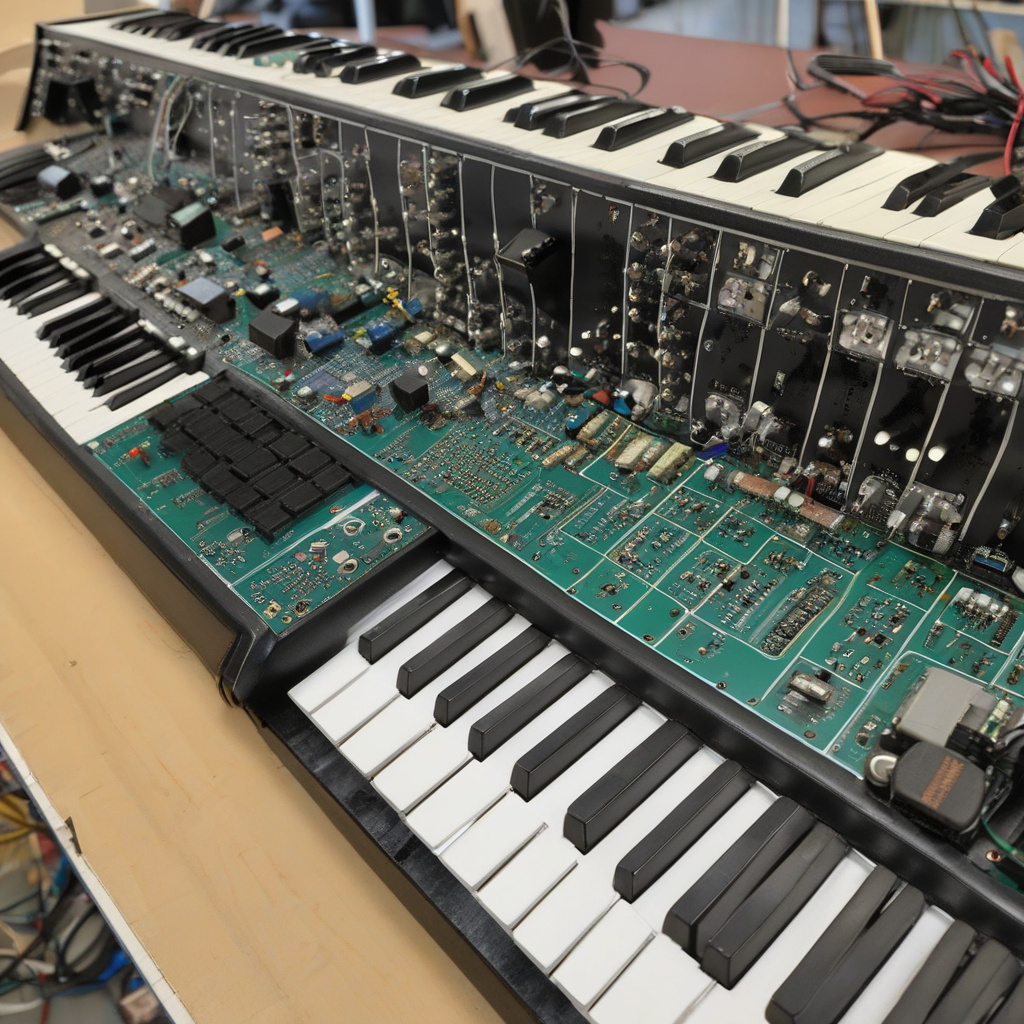 Ремонт синтезаторів у Чернівцях - клавіші після професійної діагностики
