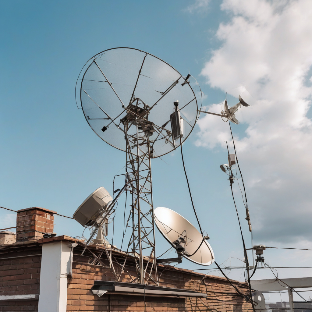 Антена на даху у Львові з сильним сигналом і чистим небом