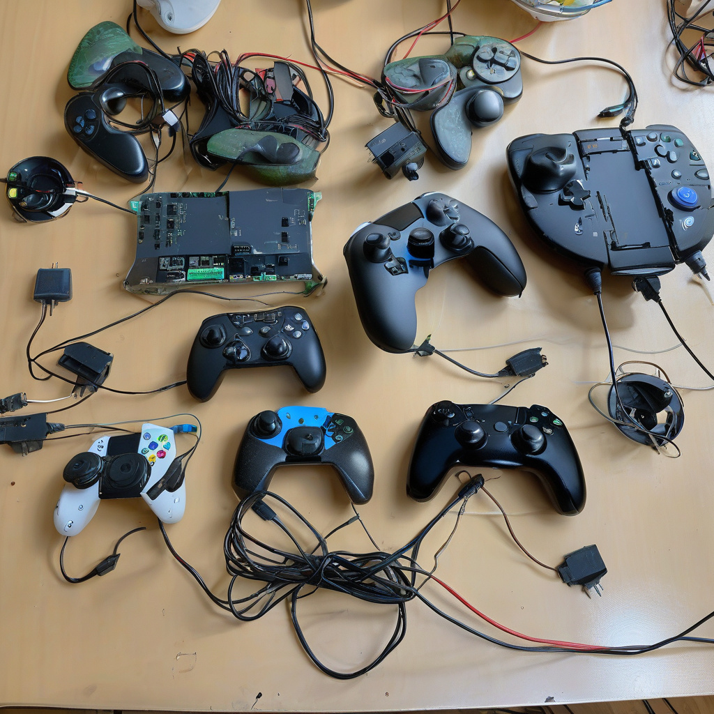 Контролер для PlayStation на етапі діагностики у львівській ремонтній майстерні