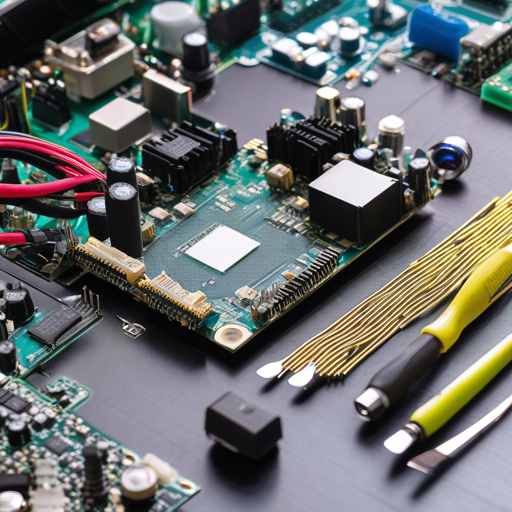 Професійна пайка материнської плати у Львові крупним планом