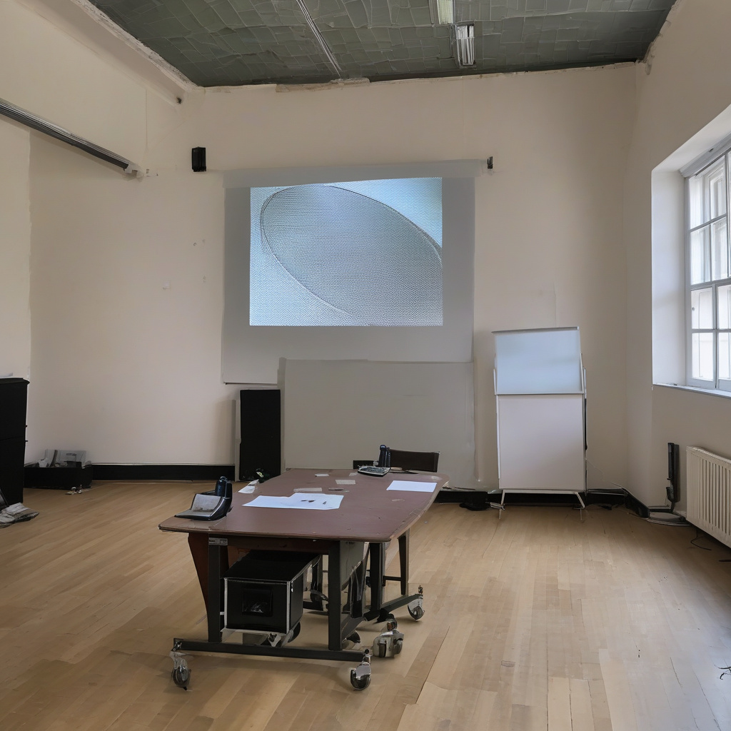 Львівський майстер проводить тонке налаштування світлового тракту під сучасний екран