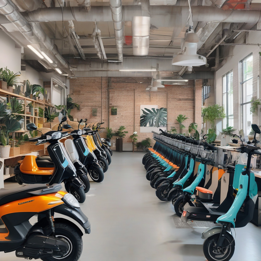 Електроскутер у львівському сервісі під час сезонної перевірки