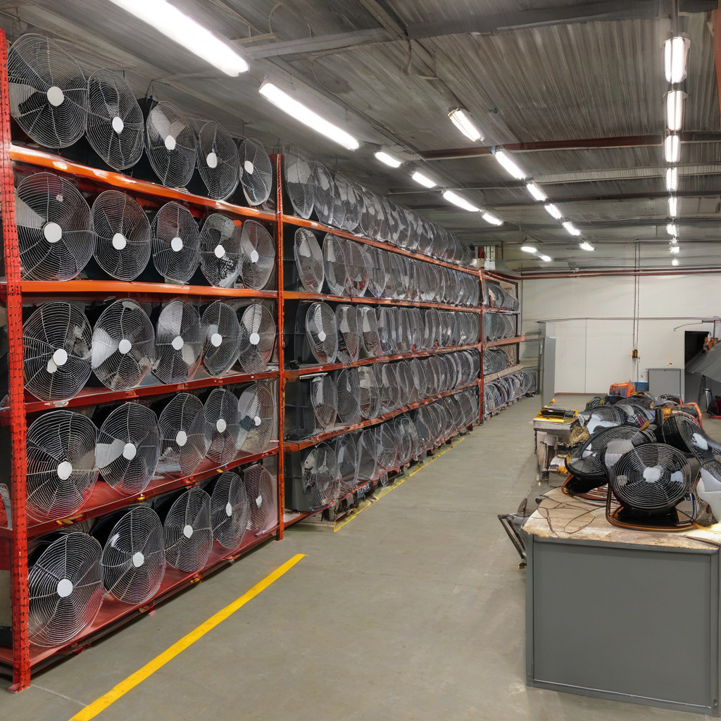 Вентилятори, які чекають на сезонний ремонт у львівській майстерні
