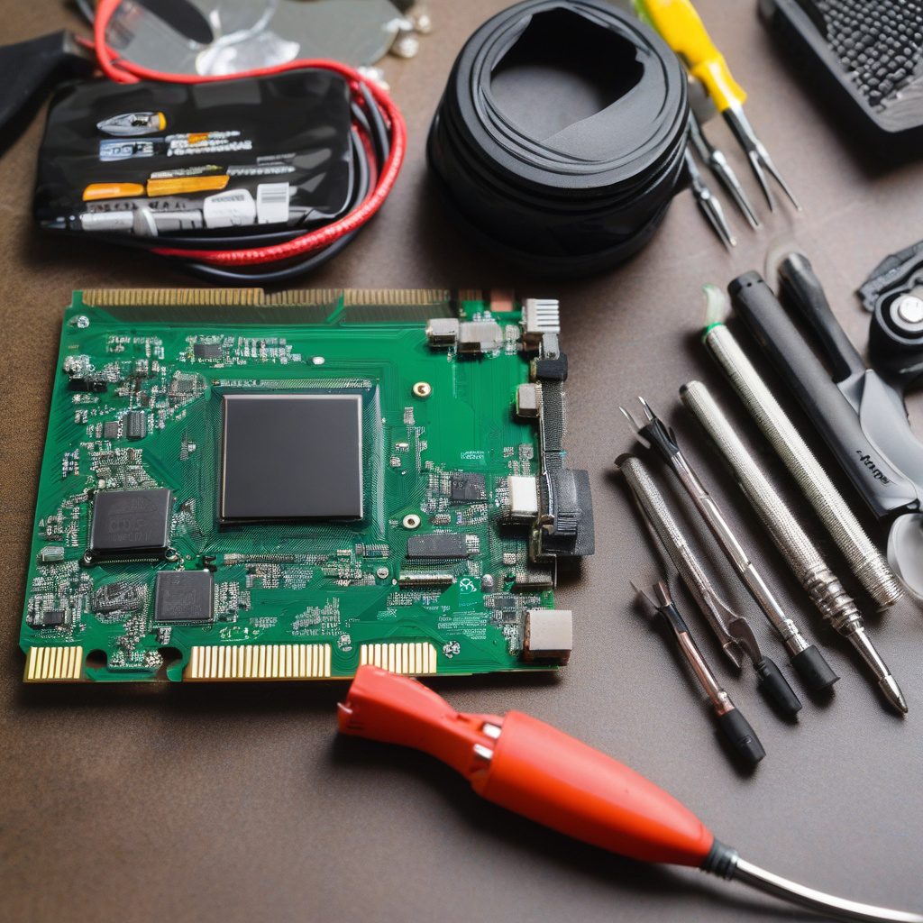 Майстер проводить перевірку термоіміджером, визначає перегрів відеокарти у сервісі Львова