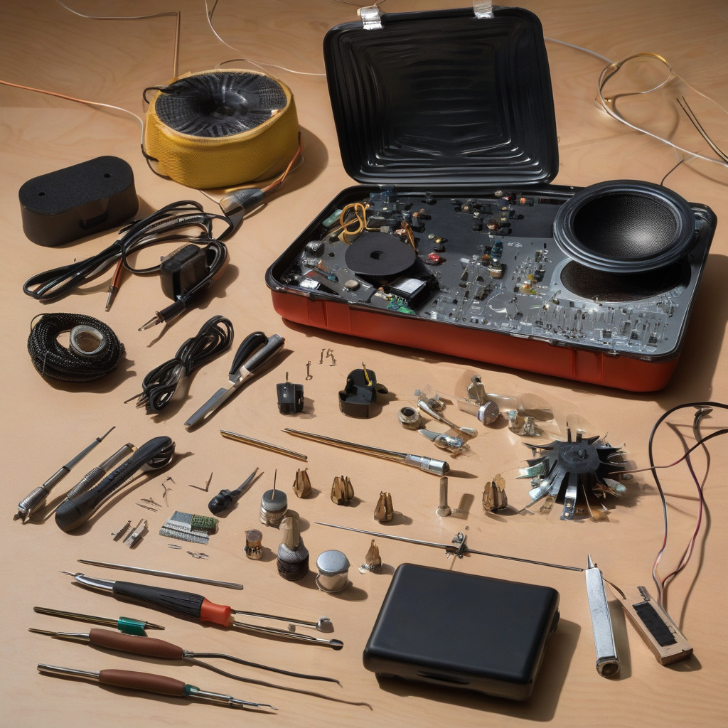 Клієнт консультується у львівському сервісі з ремонту акустичних систем