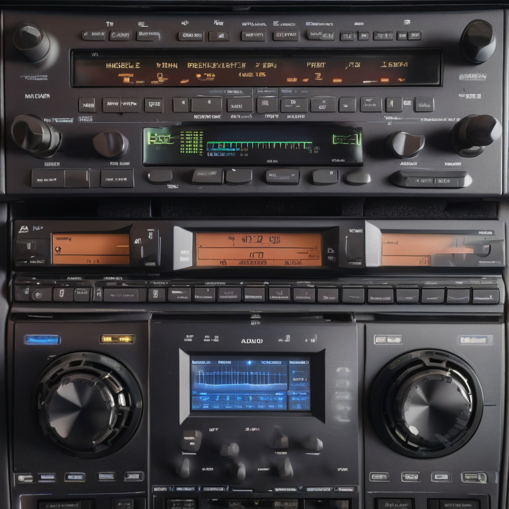 Перепаювання електронних компонентів автомагнітоли в деталях