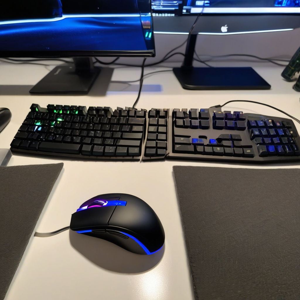 Вітрина магазину у Львові з новими та відремонтованими мишками