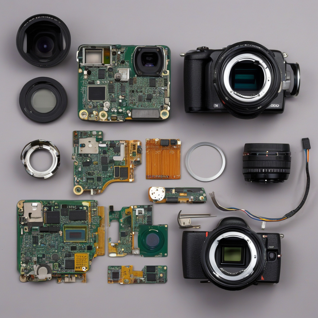 Львівський майстер ремонтує цифровий фотоапарат, чистить об’єктив, застосовує сучасні інструменти