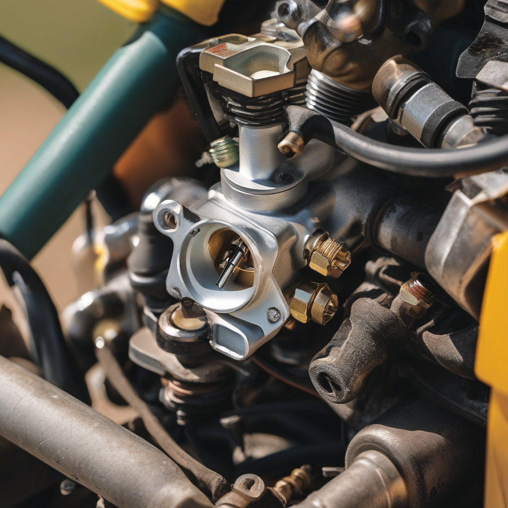 Електрична газонокосарка в руках спеціаліста