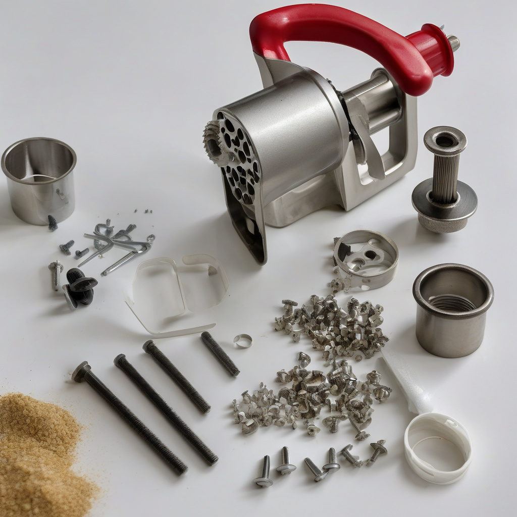 Ремонт м'ясорубки у Львові, мастер в дії Львівський майстер ремонтує м'ясорубку