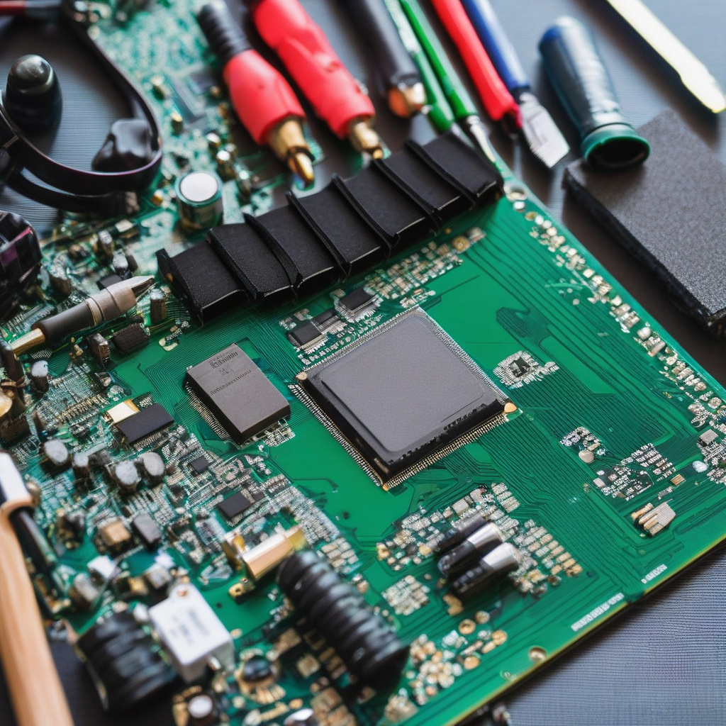 Процес паяння контактів материнської плати