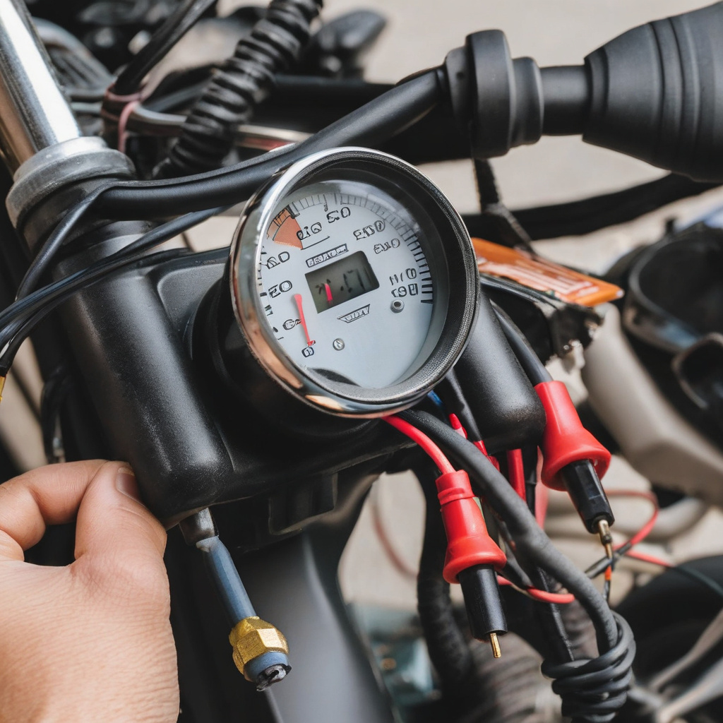 Майстер налаштовує варіатор скутера у Львові