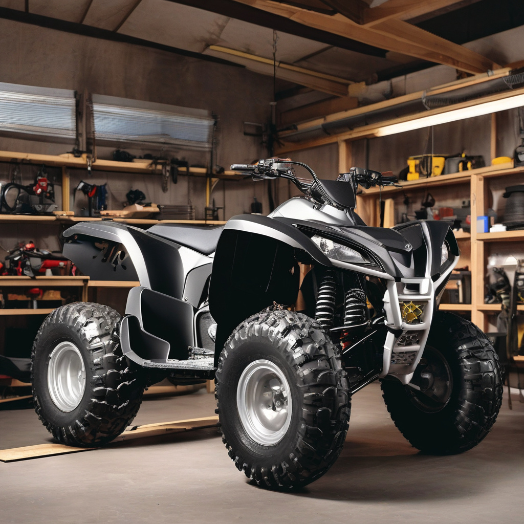 Техніки перевіряють квадроцикл у львівському сервісі Техніки перевіряють квадроцикл у львівському сервісі