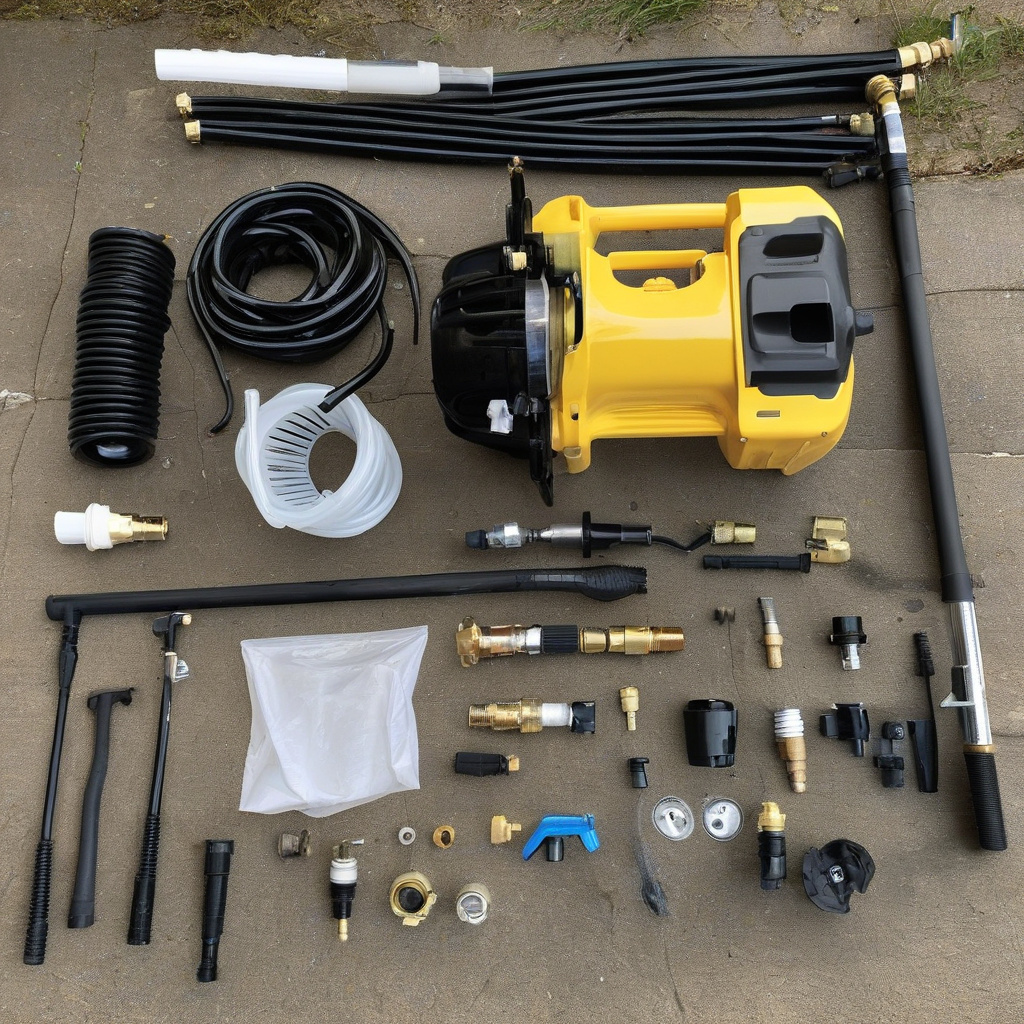 Процес перевірки шлангів для мийки високого тиску