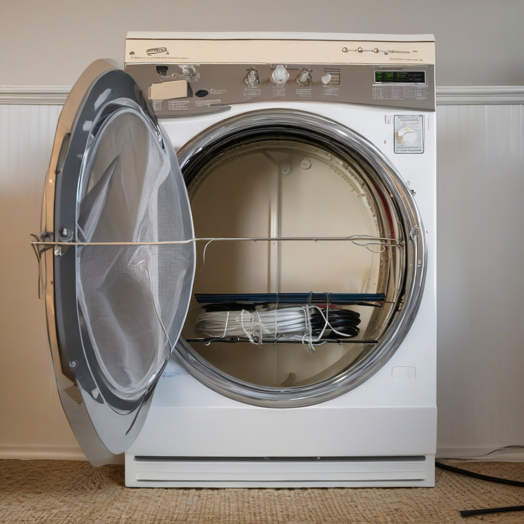 Процес ремонту сушильної машини у Львові Зображення процесу ремонту сушильної машини