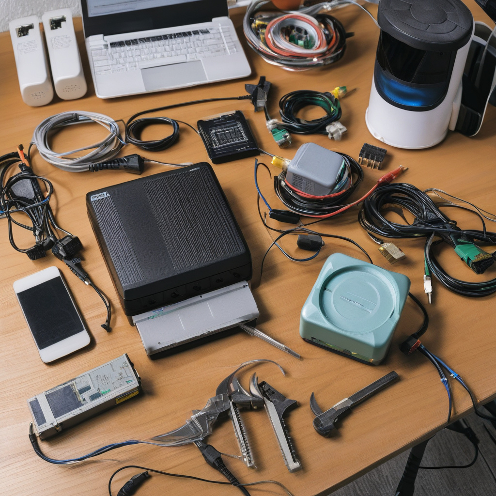 йде процес оновлення прошивки роутера