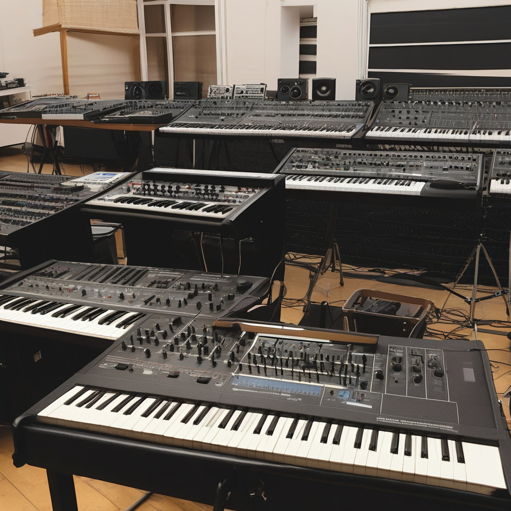 Процес ремонту синтезатора