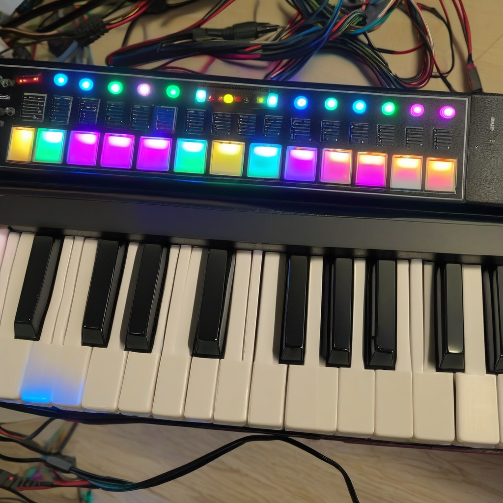 Процес ремонту синтезатора