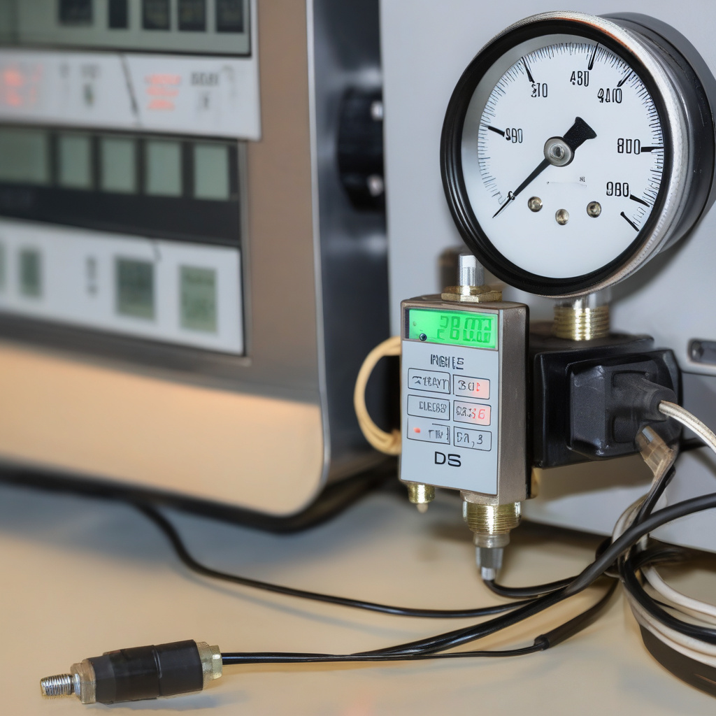 Післяремонтна перевірка точності тонометра Фахівець перевіряє точність тонометра після ремонту