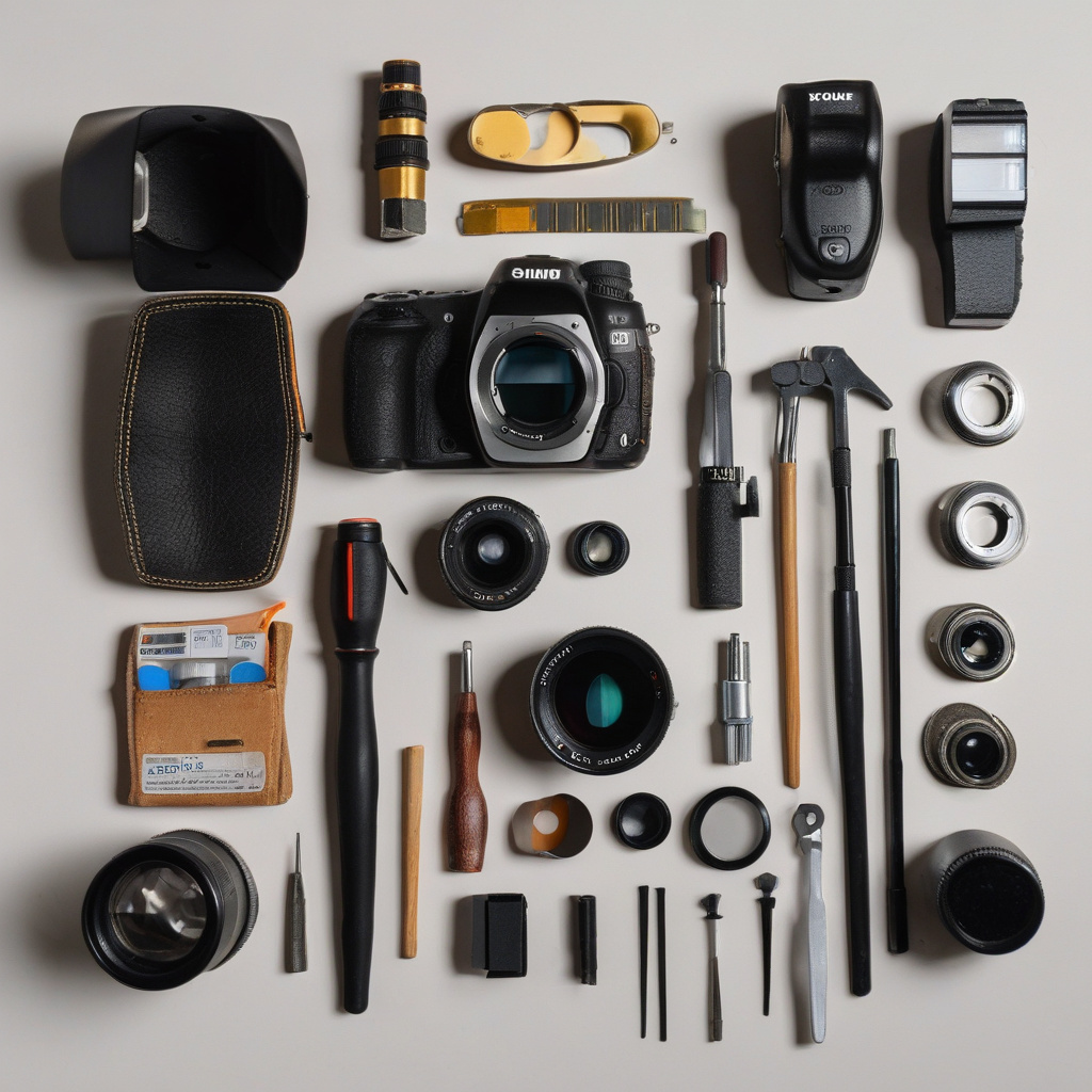 Експерт обслуговує фотоапарат у Львові