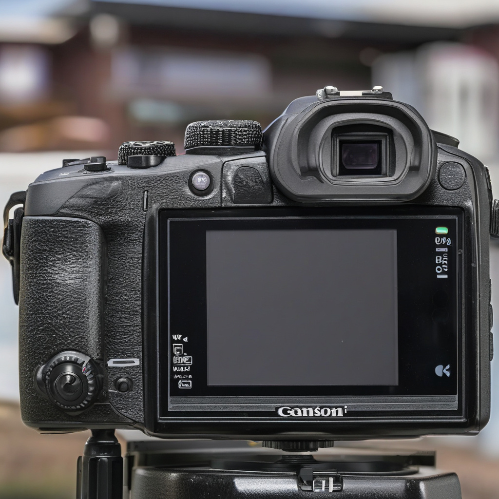 Фотоапарат у захисному чохлі на полиці