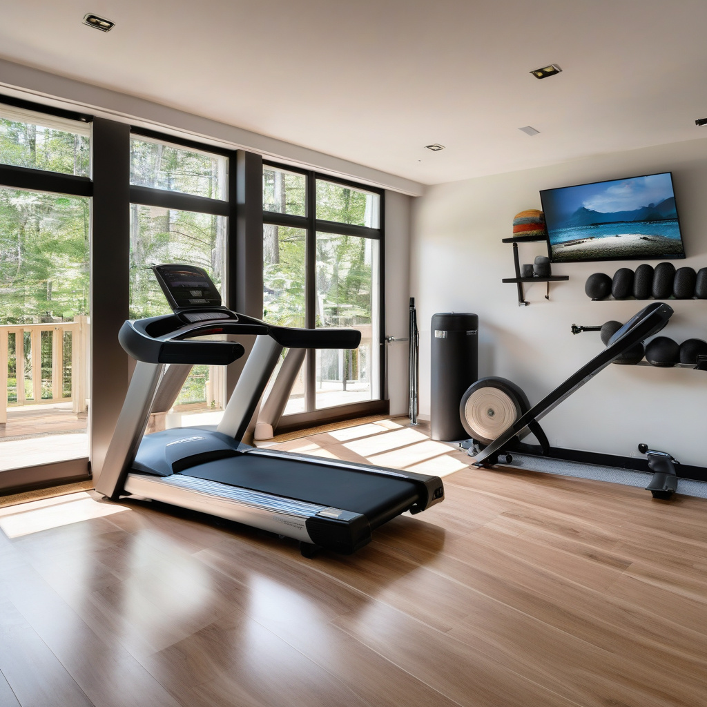 Процес ремонту бігової доріжки