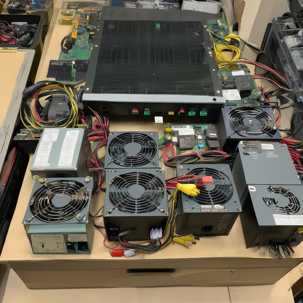 блок живлення під навантаженням під час перевірки