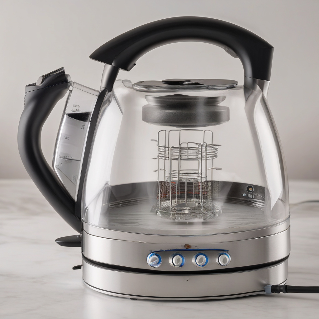 електрочайник на кухні з ознаками несправності