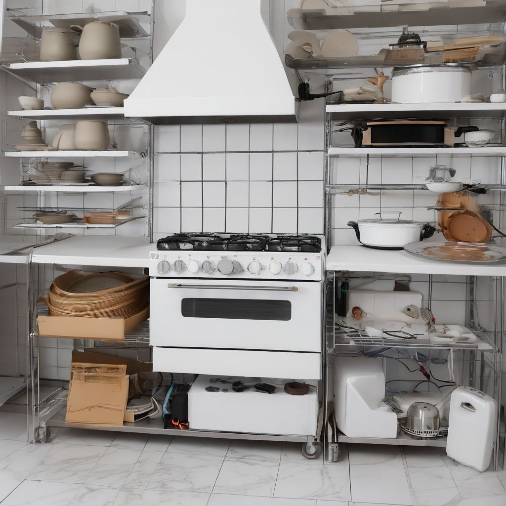 духова шафа під час тестування після ремонту