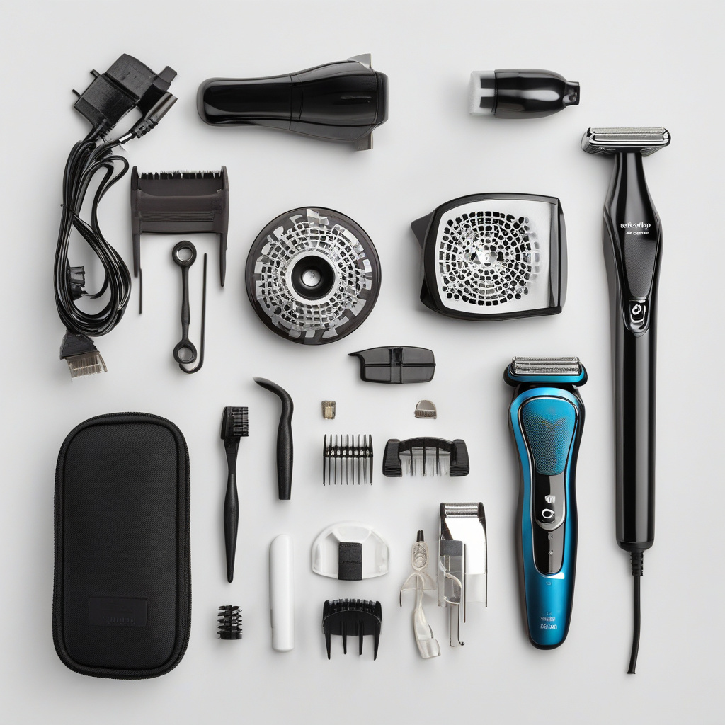 електробритва з ознаками зносу та забруднення