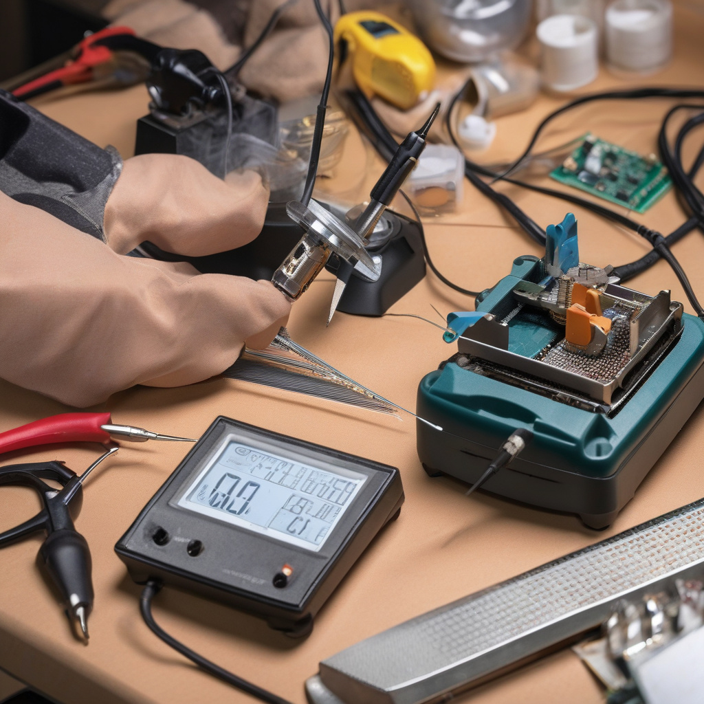 тестування електробритви після обслуговування