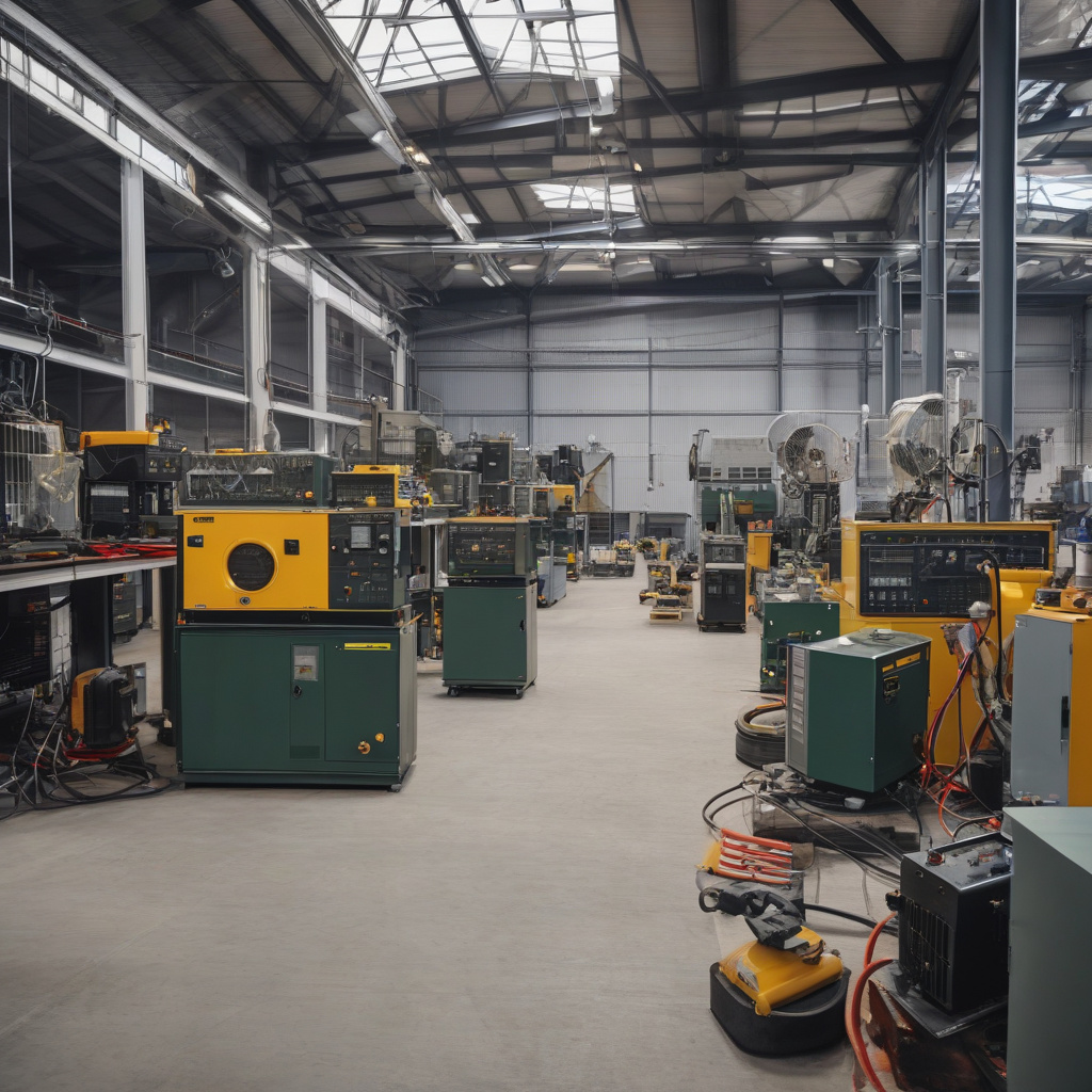 інверторна система з акумуляторами під час сервісної перевірки