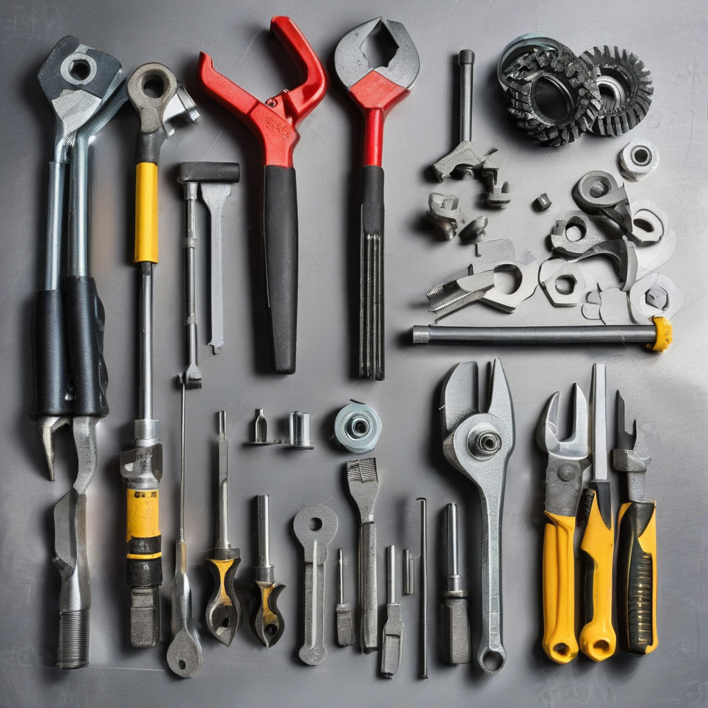 майстер ремонтує ріжучий вузол газонокосарки