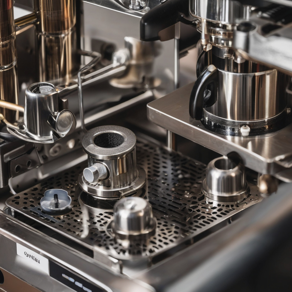 сервісне очищення кавомашини у майстерні