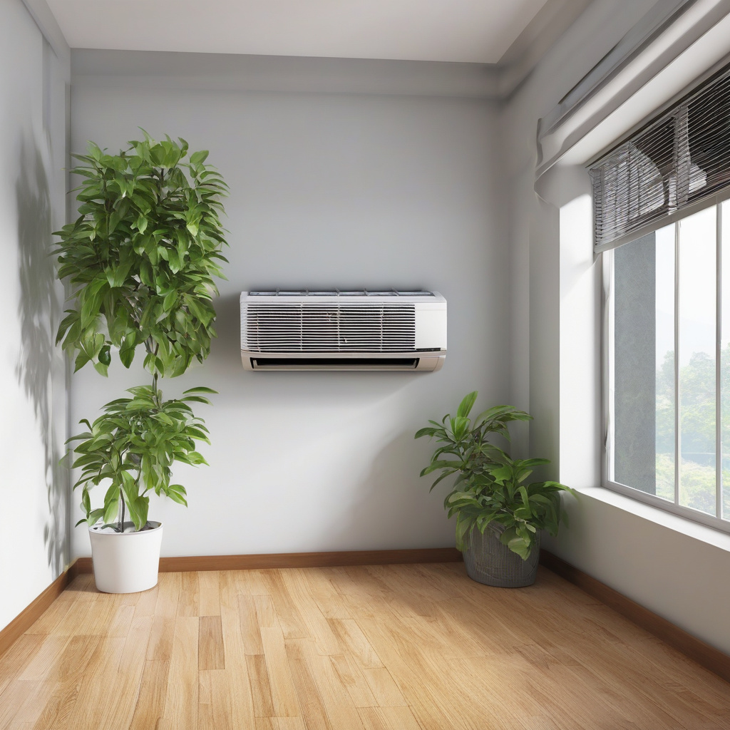 кондиціонер у кімнаті під час роботи, ремонт кондиціонерів